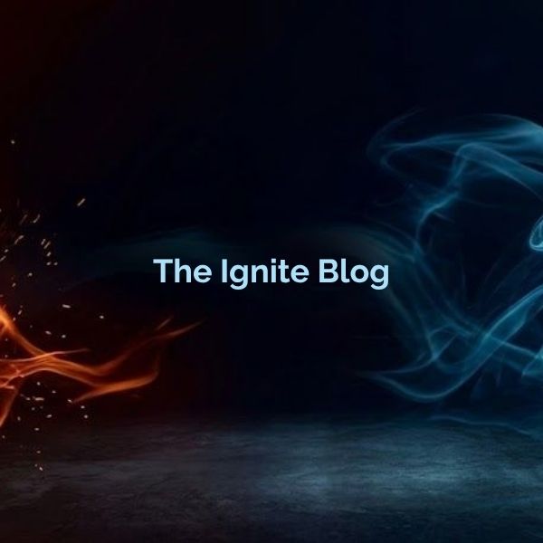Fire and ice abstract background — Bonfire Wellness blog